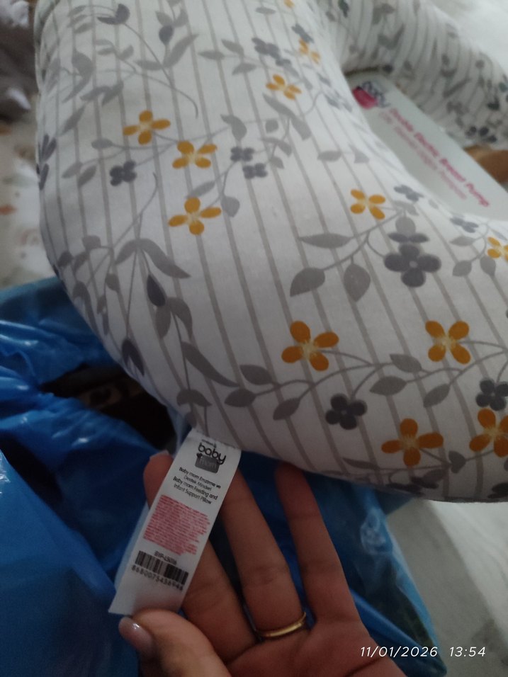 Gri Desenli Emzirme ve Hamilelik Yastığı - Görsel 2