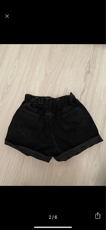 Zara Siyah mini şort