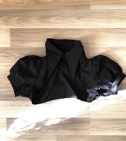 goth lolita kısa kollu bolero
