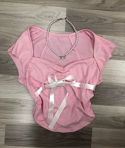 coquette kurdeleli top