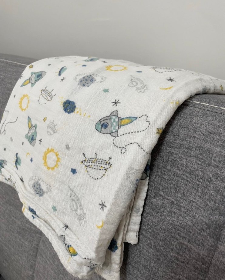 Uzay Temalı Çocuk Battaniyesi - Görsel 2