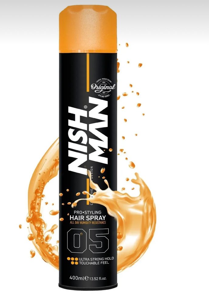 NISHMAN Ultra Güçlü Saç Spreyi 400ml - Görsel 3