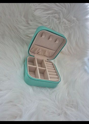 Turkuaz Makyaj Düzenleyici Kutusu - Görsel 6