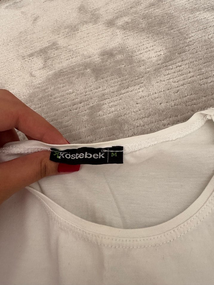 Beyaz The Beatles Baskılı  Tişört - Görsel 3