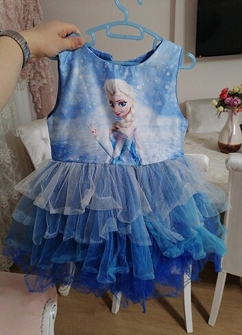 Elsa elbise kız çocuk