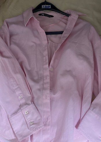 Pembe Uzun Kollu Gömlek - Görsel 3