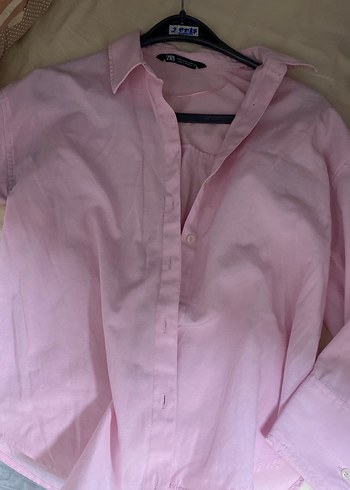 Pembe Uzun Kollu Gömlek - Görsel 2