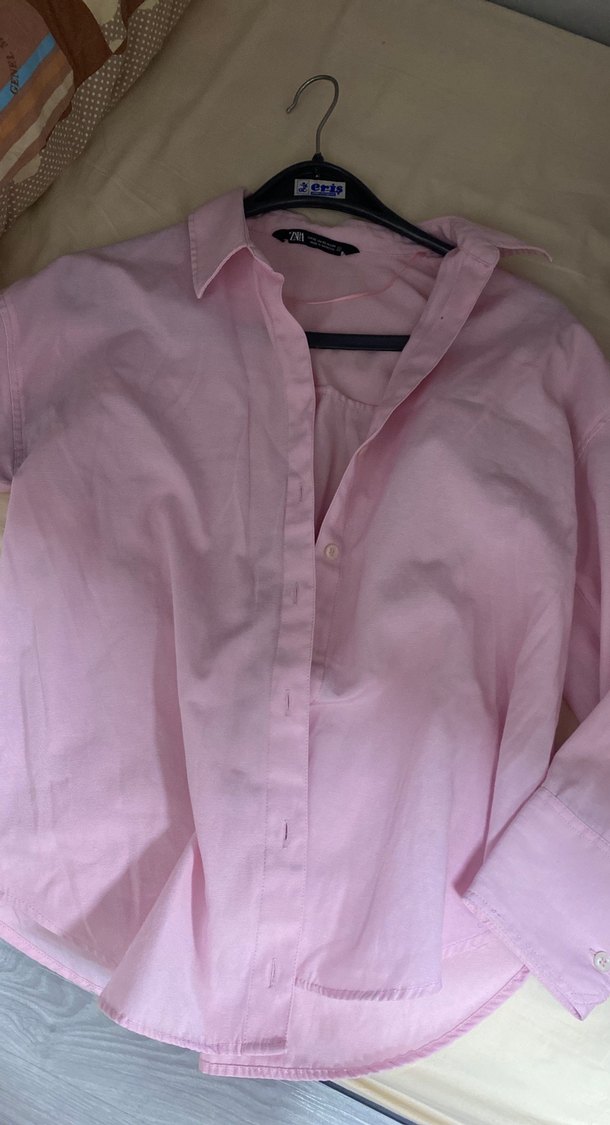 Pembe Uzun Kollu Gömlek - Görsel 2
