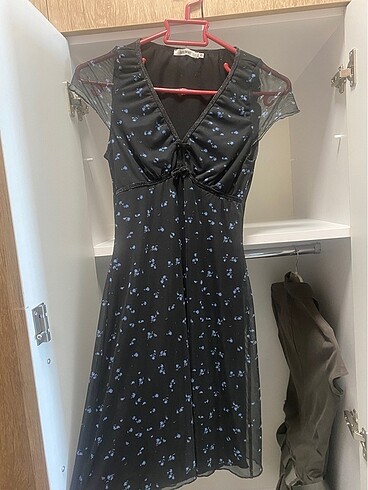 xs Beden Romantik mini tül elbise