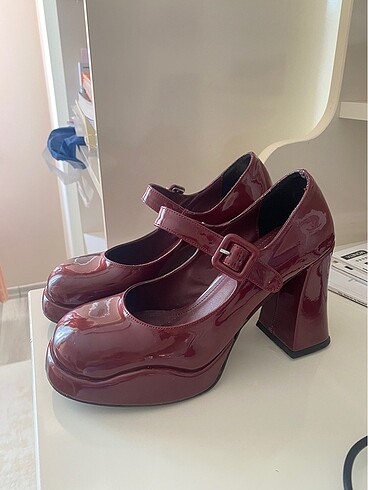 Platform mary jane ayakkabı
