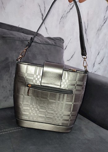 Deri Tokalı Kadın Çanta - Görsel 2