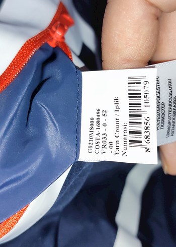 Erkek Lacivert Fermuarlı Streetwear Mont - Görsel 5