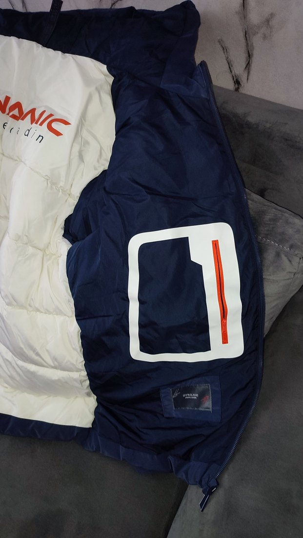 Erkek Lacivert Fermuarlı Streetwear Mont - Görsel 4