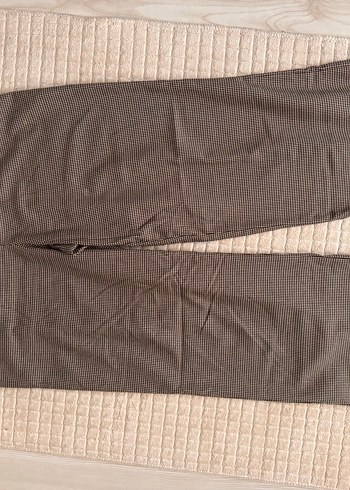 Kahverengi Keten Pantolon - Görsel 2