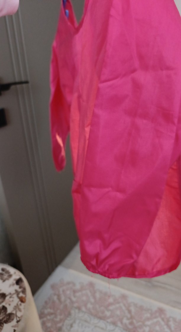 Pembe boyama Önlüğü, Uzun Kollu, Cepli - Görsel 3