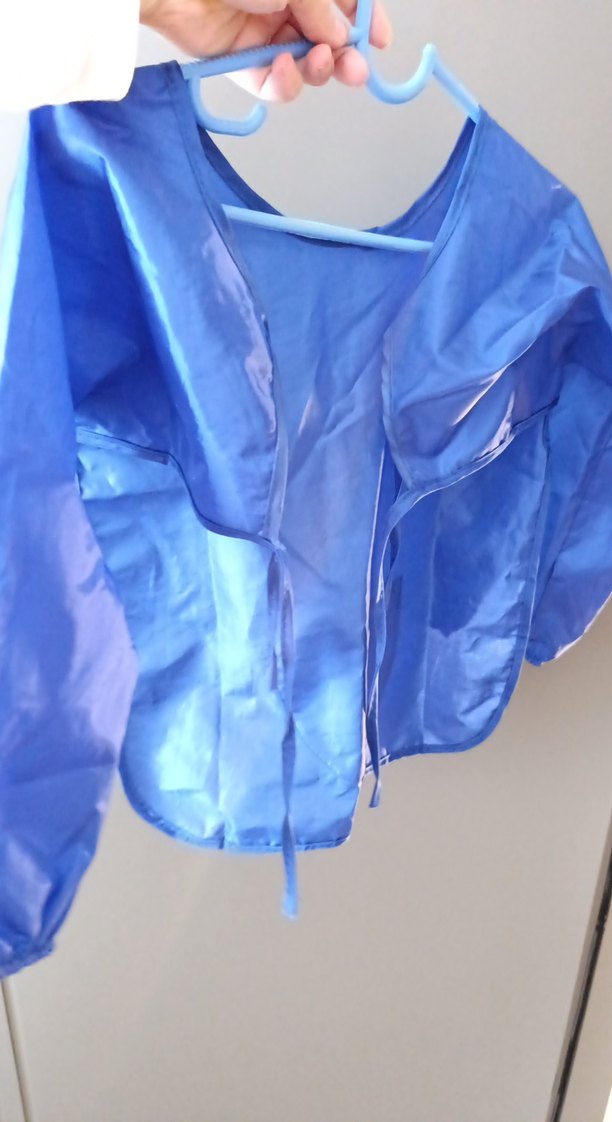 mavi ilkokul anaokul boyama önlüğü - Görsel 3