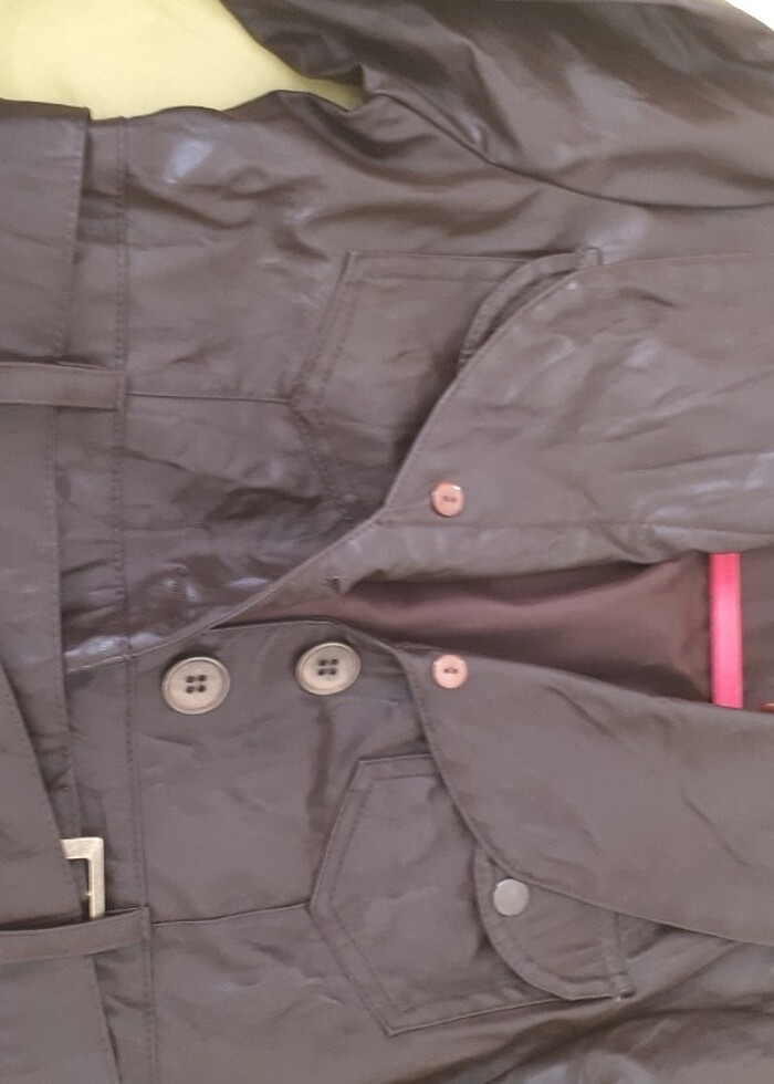 Deri mont kürklü  - Görsel 4