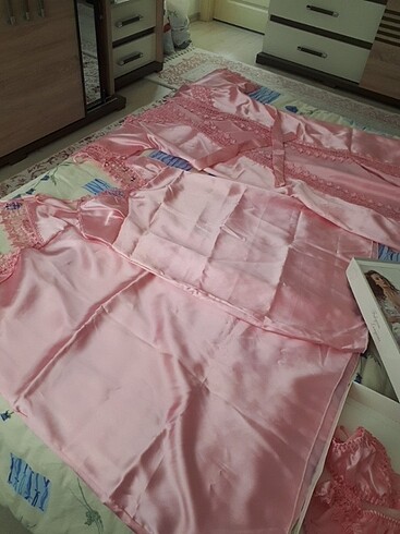 Pierre Cardin 5 li çeyiz seti gecelik takimi