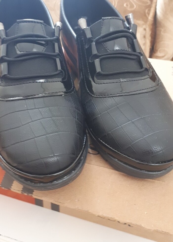 KADIN ORTOPEDIK TERMO KAYMAZ TABAN KLASIK AYAKKABI - Görsel 3