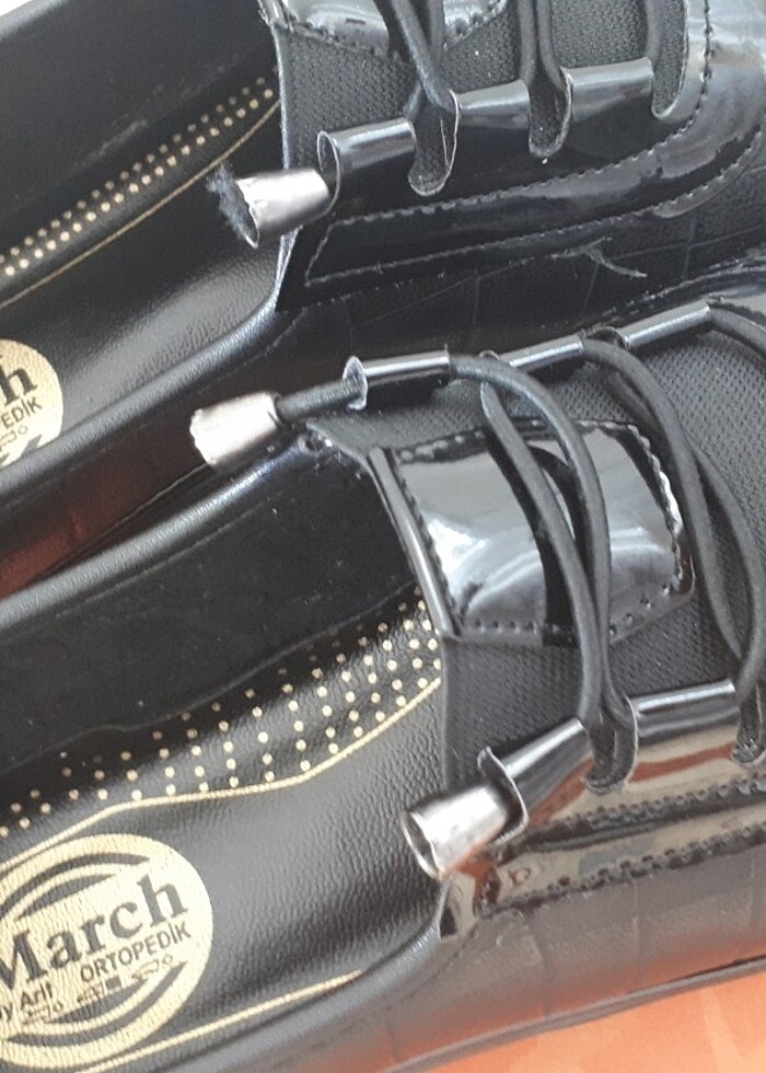 KADIN ORTOPEDIK TERMO KAYMAZ TABAN KLASIK AYAKKABI - Görsel 4