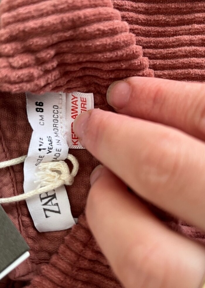 Zara kız bebek triko - Görsel 3