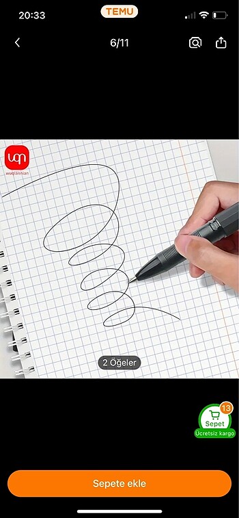 WQN 1 adet 0.7mm Siyah Elastik Klips