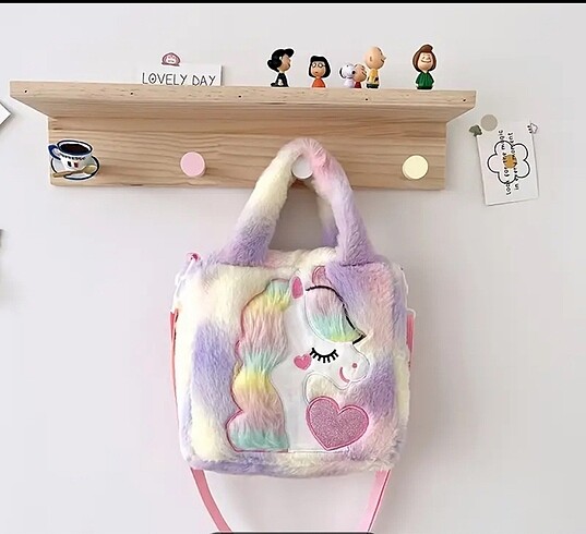 Peluş Unicorn Çanta