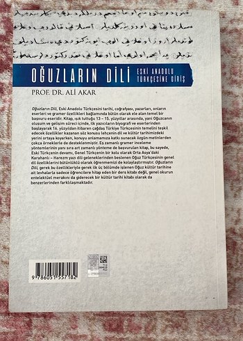 Oğuzların Dili - Eski Anadolu Türkçesine Giriş