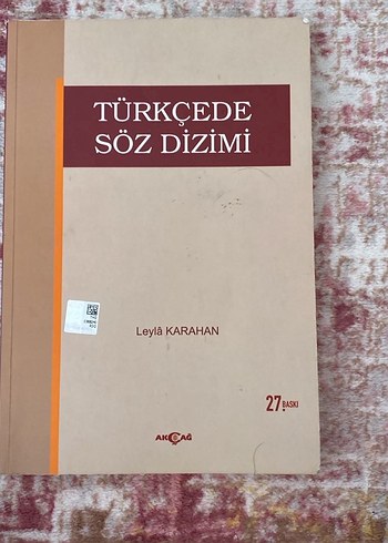 Türkçede Söz Dizimi - Leyla Karahan