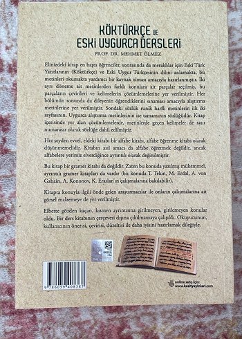 Köktürkçe ve Eski Uygurca Dersleri Kitabı
