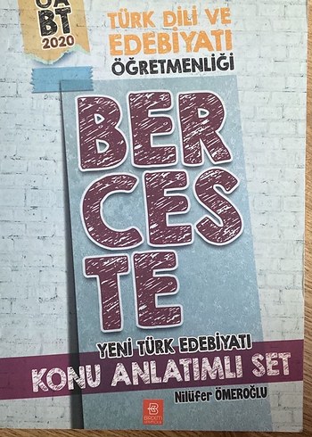 BERCESTE Türk Dili ve Edebiyatı Öğretmenliği Konu Anlatımlı Set