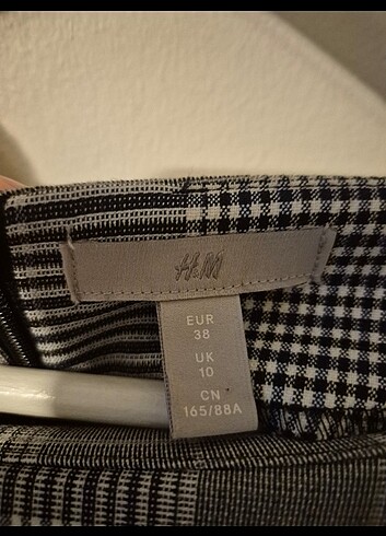 38 Beden gri Renk H&M mini elbise 