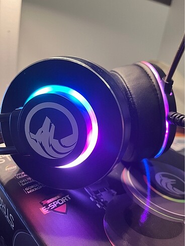  Beden Renk Rgb mikrofonlu oyuncu kulaklığı
