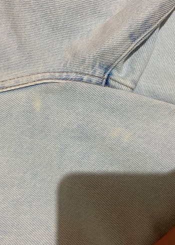 26 Beden Mavi loose straight jean