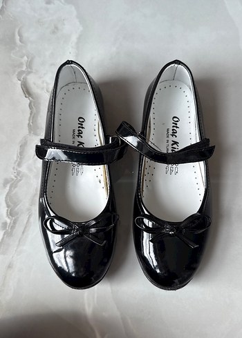 Kız Çocuk Siyah Rugan Babet - Görsel 5