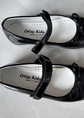 Kız Çocuk Siyah Rugan Babet - Görsel 3