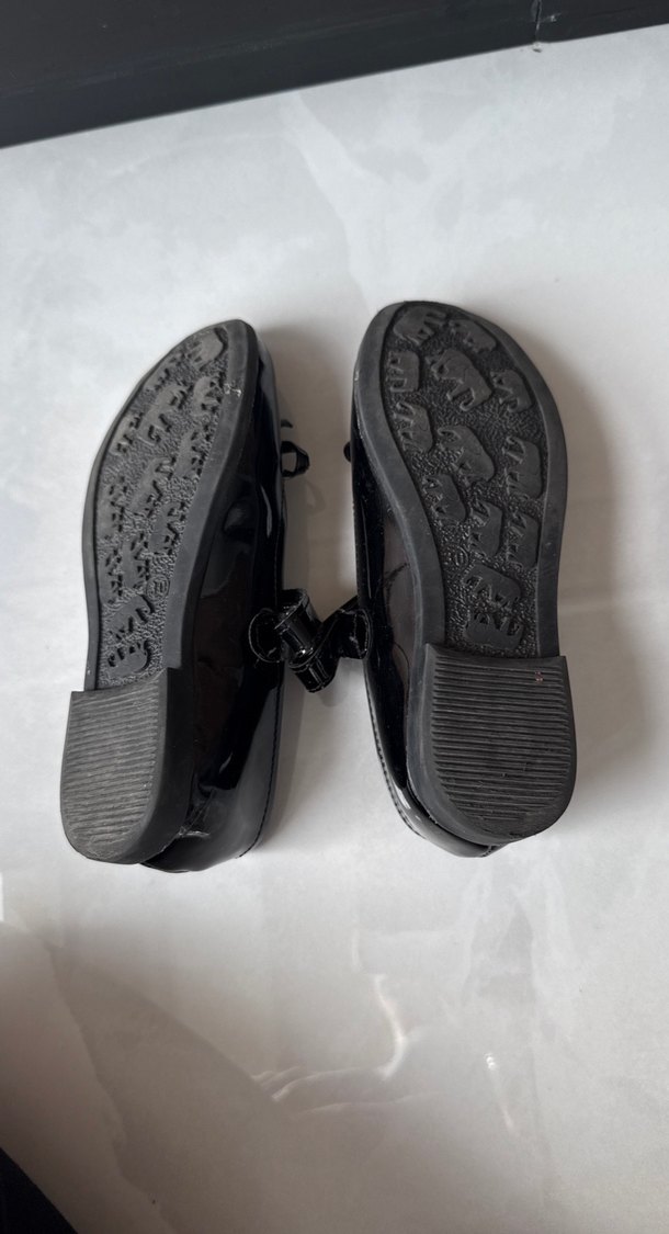 Kız Çocuk Siyah Rugan Babet - Görsel 4