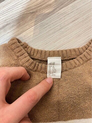 6-9 Ay Beden H&m kazak