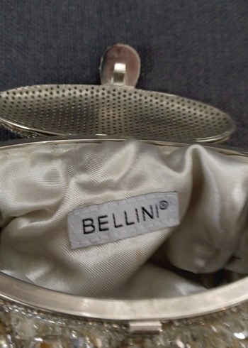 İnci İşlemeli Örgü Kadın Portföy Çanta - Görsel 8