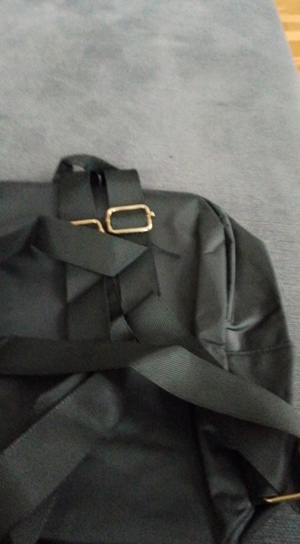 Siyah Fermuarlı Kadın Sırt Çantası - Görsel 3