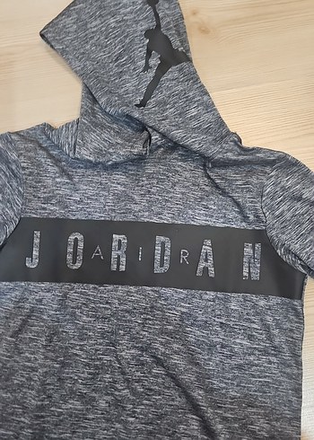 Jordan Baskılı Kapüşonlu Erkek Sweatshirt - Görsel 2