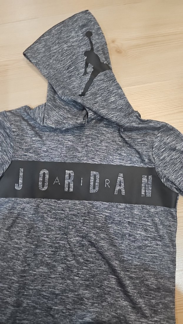 Jordan Baskılı Kapüşonlu Erkek Sweatshirt - Görsel 2