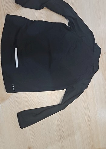Siyah Yarım Fermuarlı Spor Sweatshirt - Görsel 5