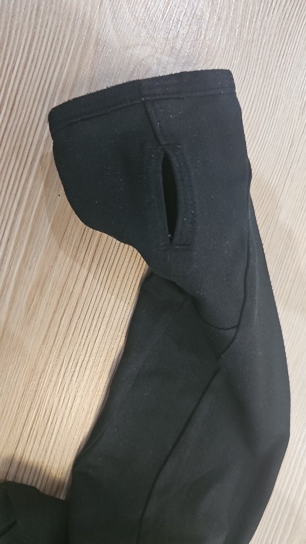 Siyah Yarım Fermuarlı Spor Sweatshirt - Görsel 3