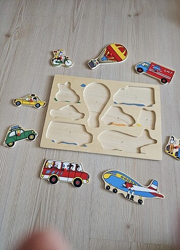Diğer Ahşap tutmalı puzzle
