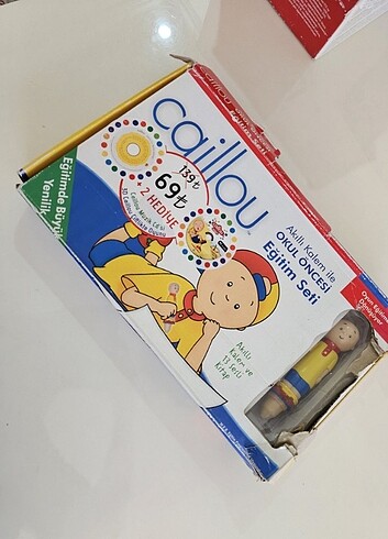 Caillou akıllı kalem ile okul öncesi eğitim seti