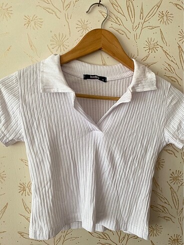 Polo yaka crop