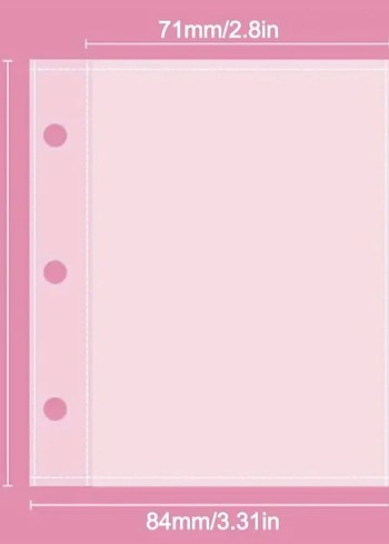 Beden Renk Mini Macaron binder +20 sayfa