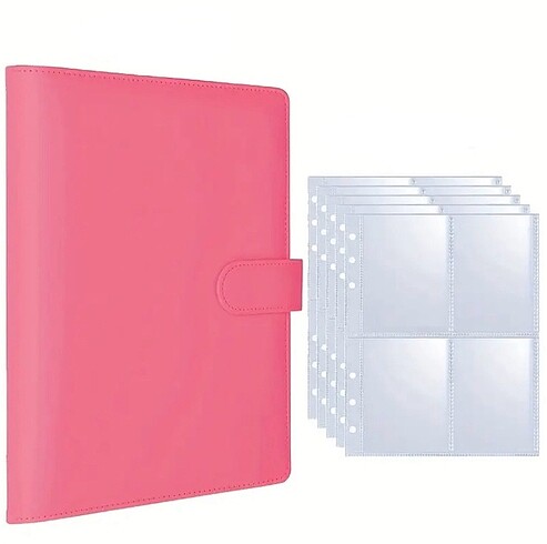 Koyu pembe Binder