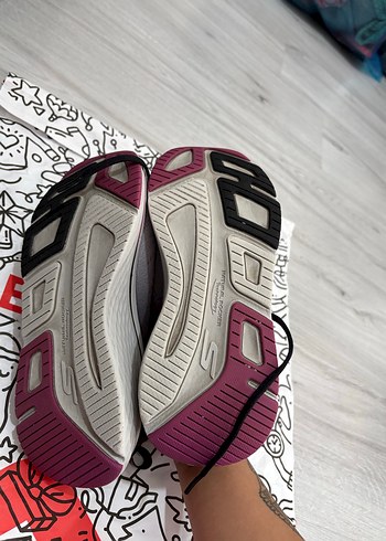 Skechers Skechers Gri-Pembe Kadın Spor Ayakkabı